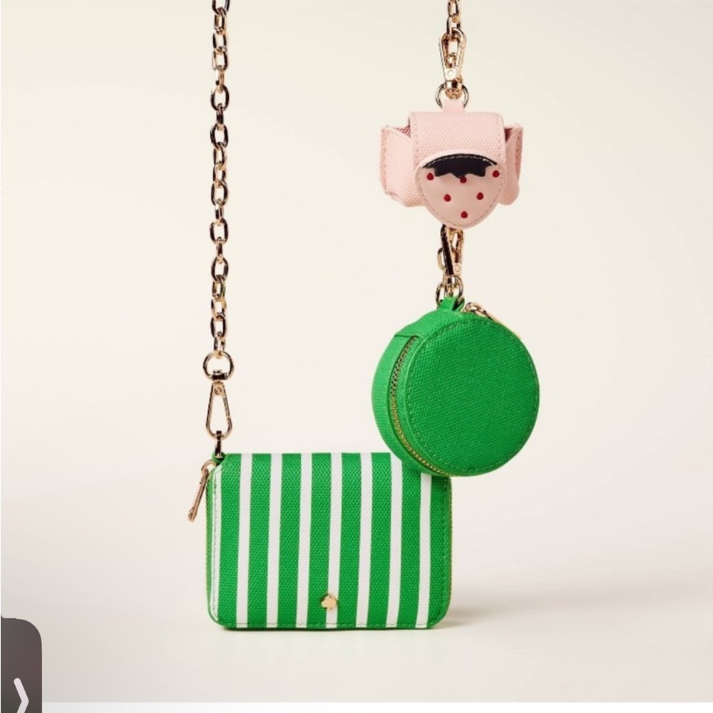 Kate spade x Target Green Striped crossbody